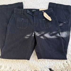 Vintage LOFT Charcoal Curvy Flare Jeans